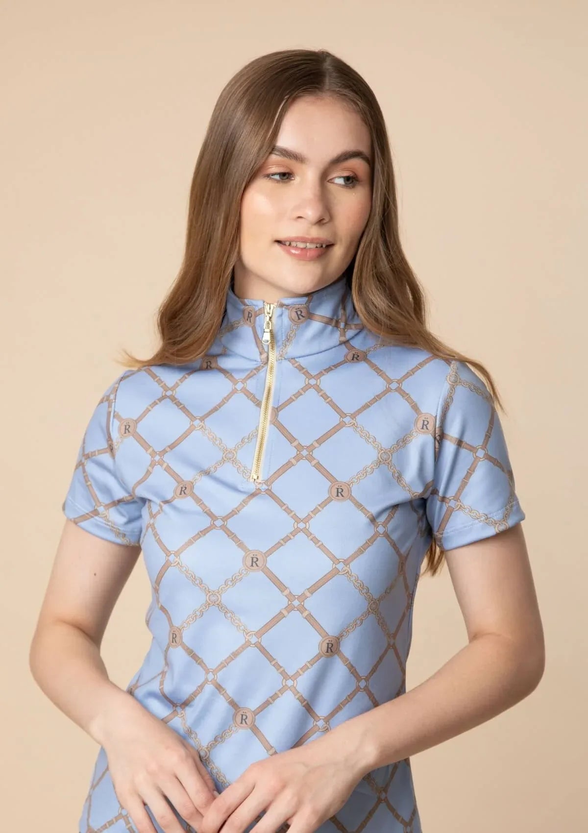 Harmony Q - Zip | Short Sleeve | Beltina Print - RönnerQuarter ZipXS