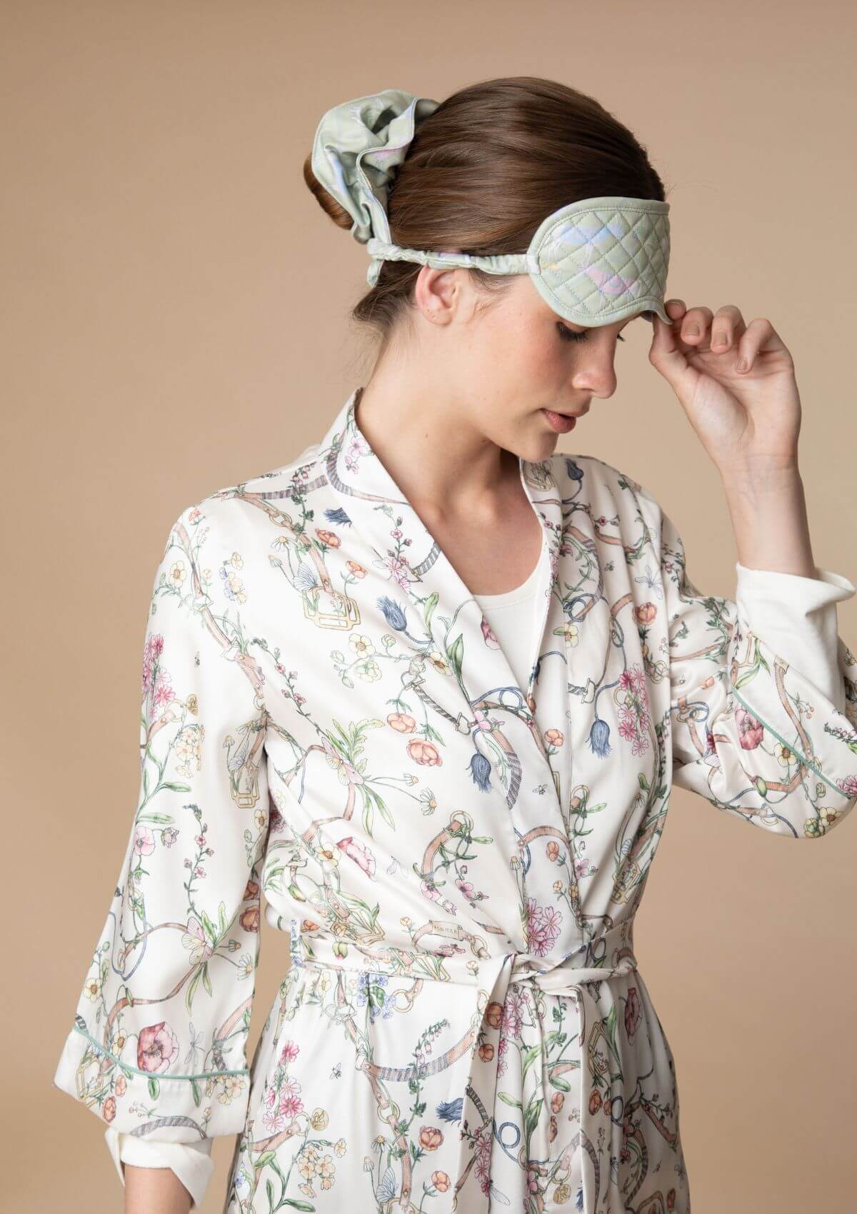 Helena Robe | Herbaria Print | Nude - RönnerXS