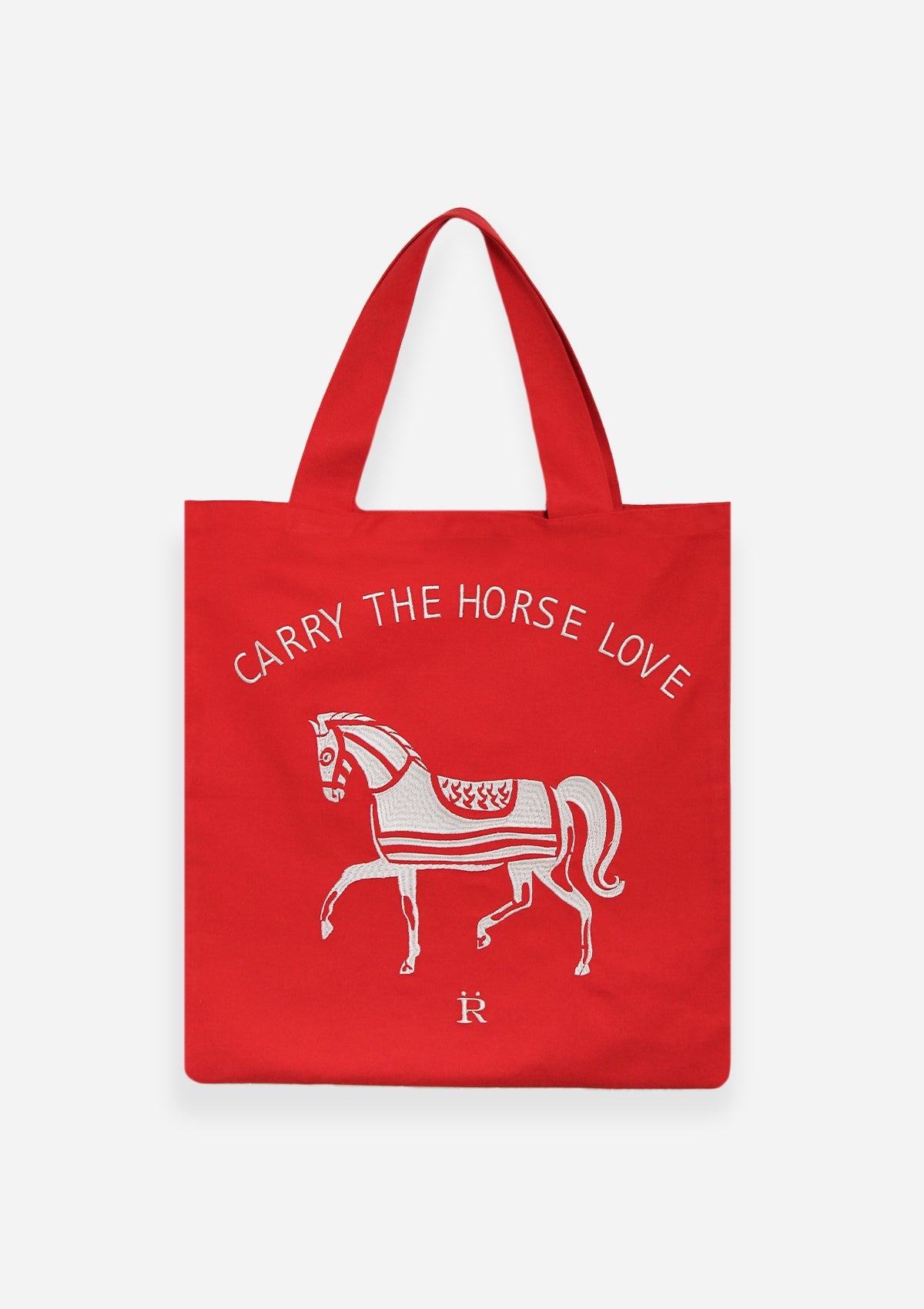Horse Love Cotton Tote | Carry The Love Horse - RönnerCream
