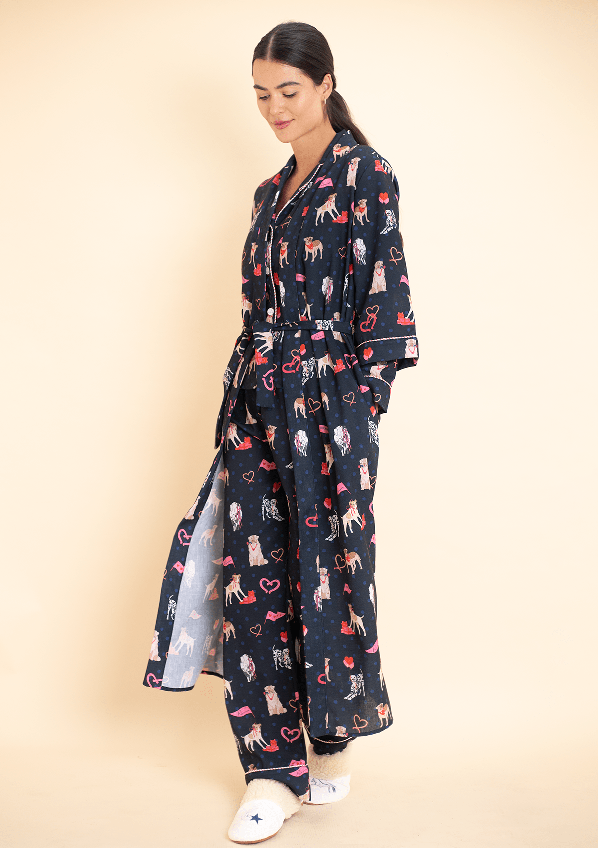 Loyal Luck Robe | Midnight Blue - RönnerPajamasM