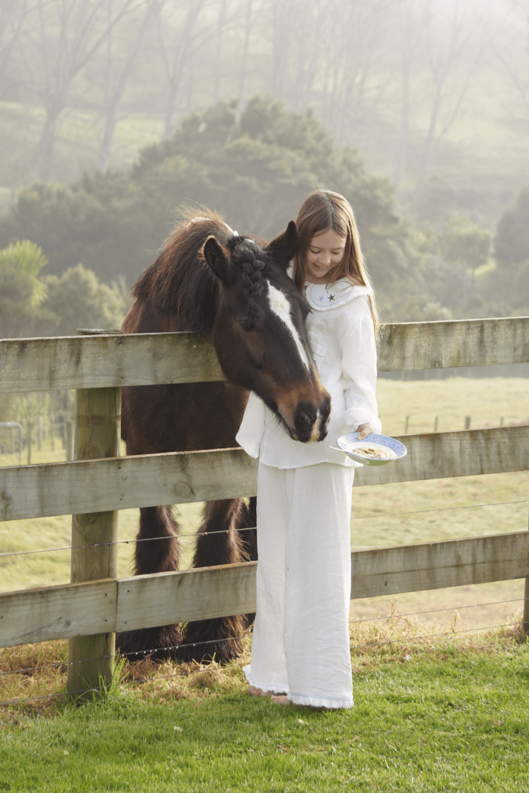 Lucky Horses Children's PJ's Set - RönnerLong Sleeve Set2 yrs