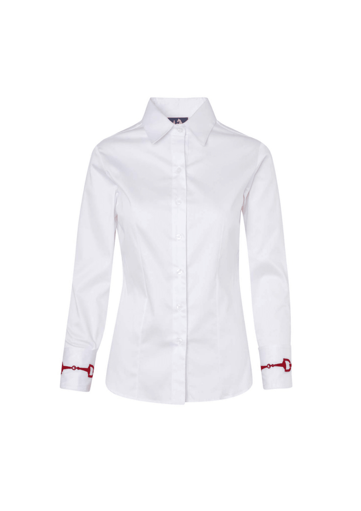 Margarita Cotton Shirt | Embroidered Sleeves | White - RönnerShirtXS