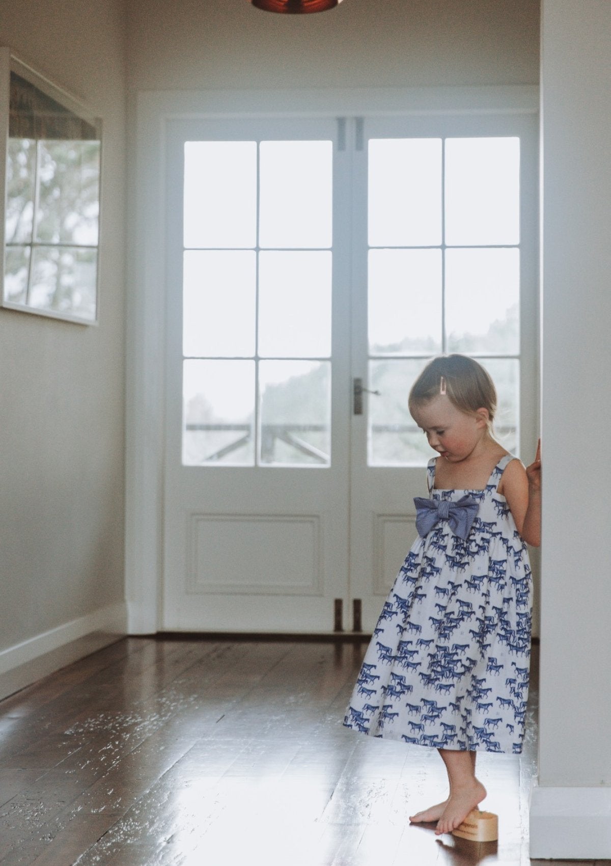 Miranda Dress | Mini Horse Print (Pre - Order) - RönnerDress2 yrs