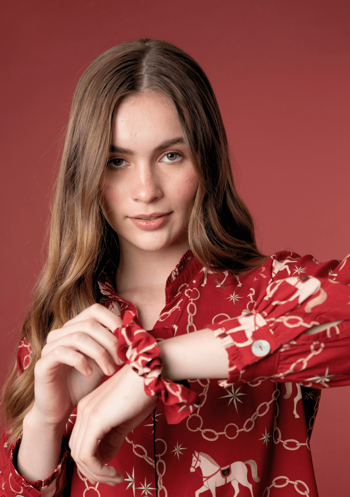 Celeste PJ's Set | Long Sleeve | Magical Horse Print