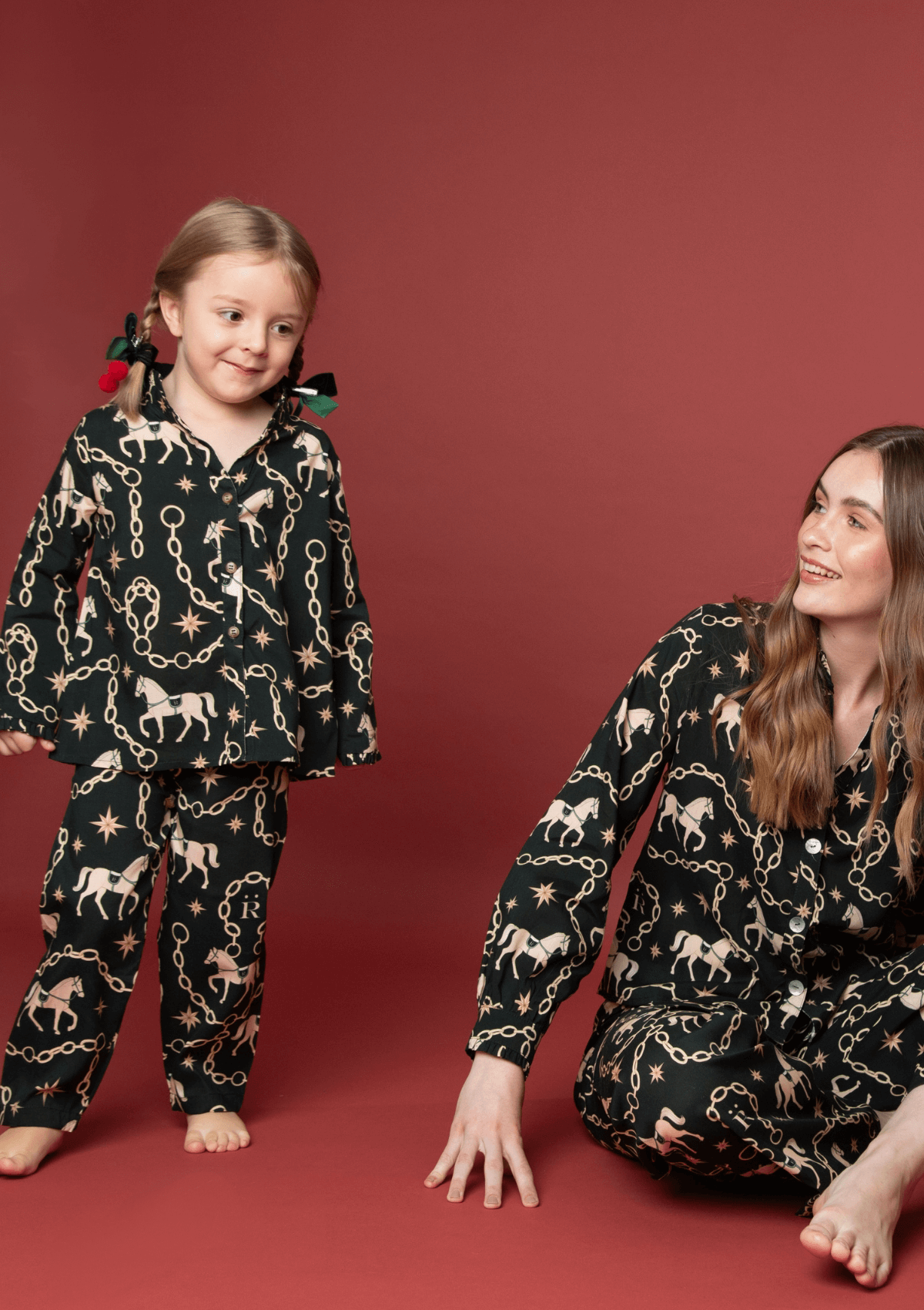 Celeste Children's PJ's Set | Long Sleeve | Magical Horse Print
