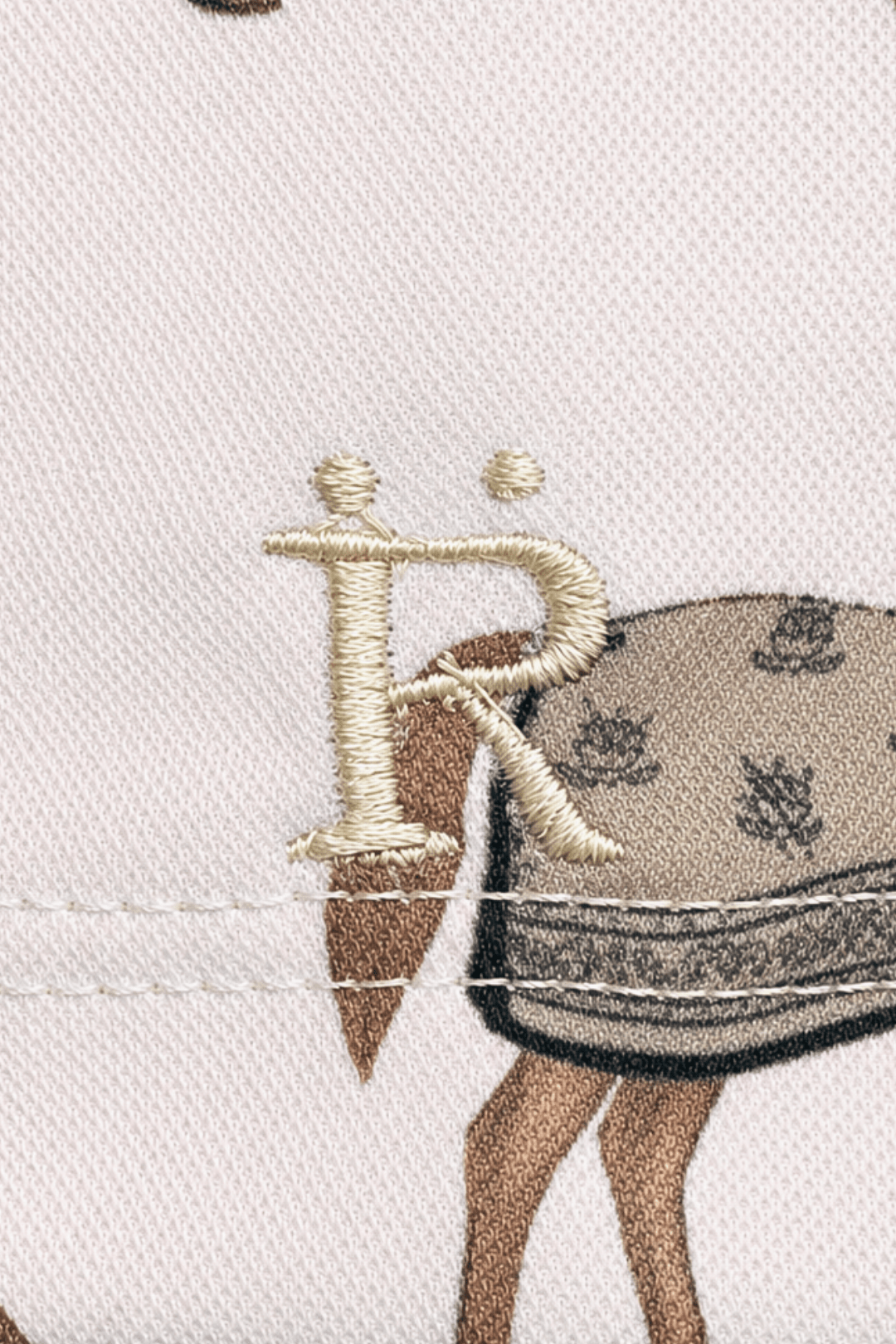 Poise Printed | Polo Shirt | Long Sleeve - RönnerPolo ShirtCream