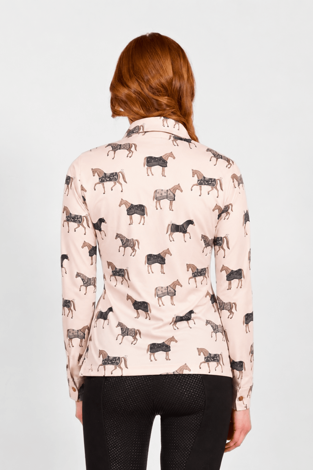 Poise Printed | Polo Shirt | Long Sleeve - RönnerPolo ShirtCream