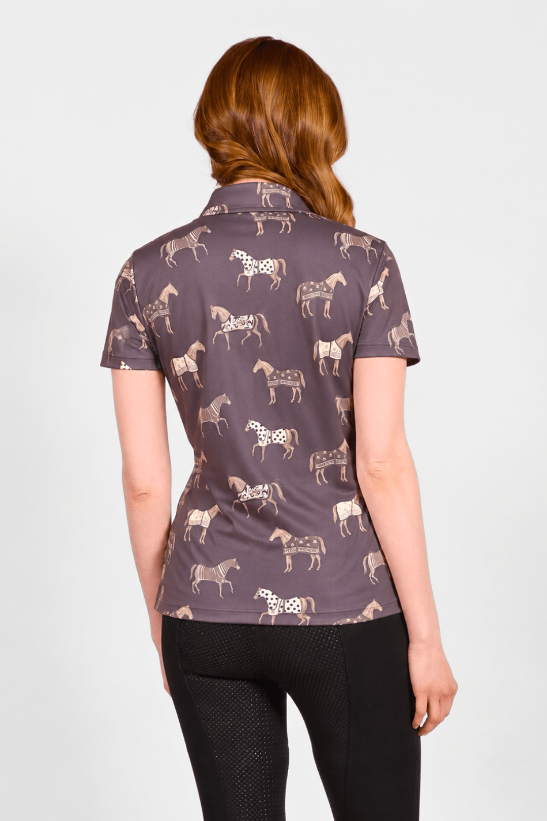 Poise Printed Polo Shirt - RönnerPolo ShirtBurgundy