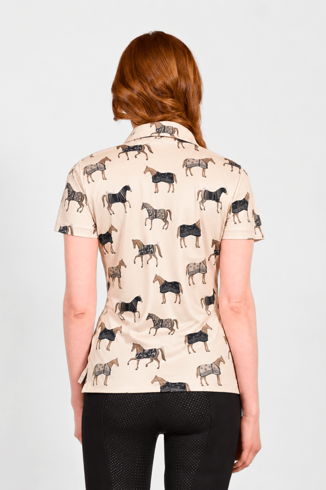 Poise Printed Polo Shirt - RönnerPolo ShirtCream