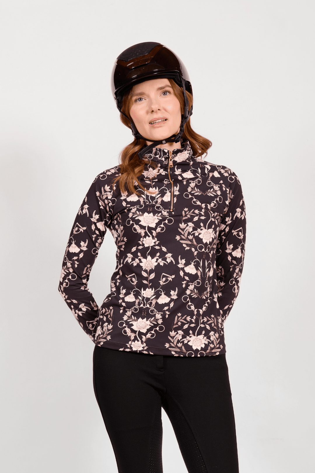 Q-Zip | Bridle Botanica Print | Long Sleeve - RönnerShirtXS