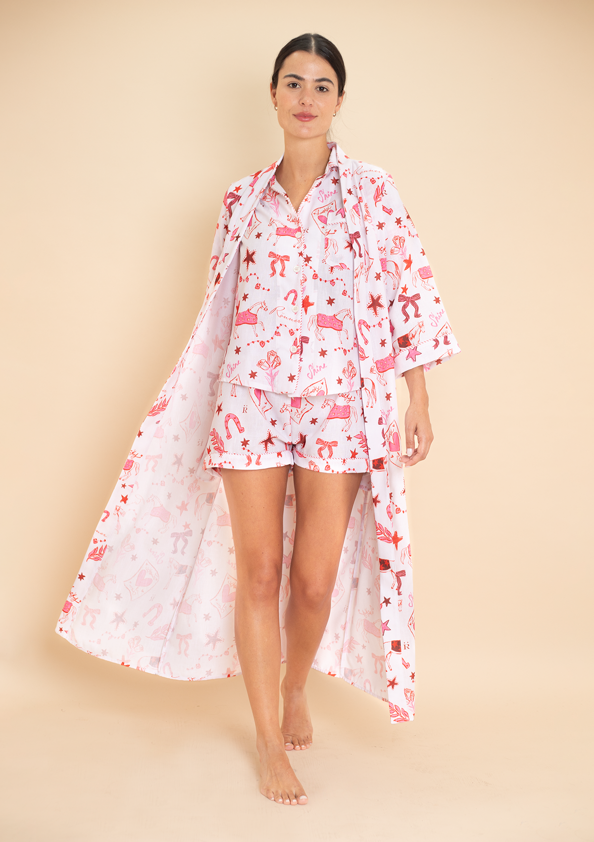 Riding The Stars Robe | White