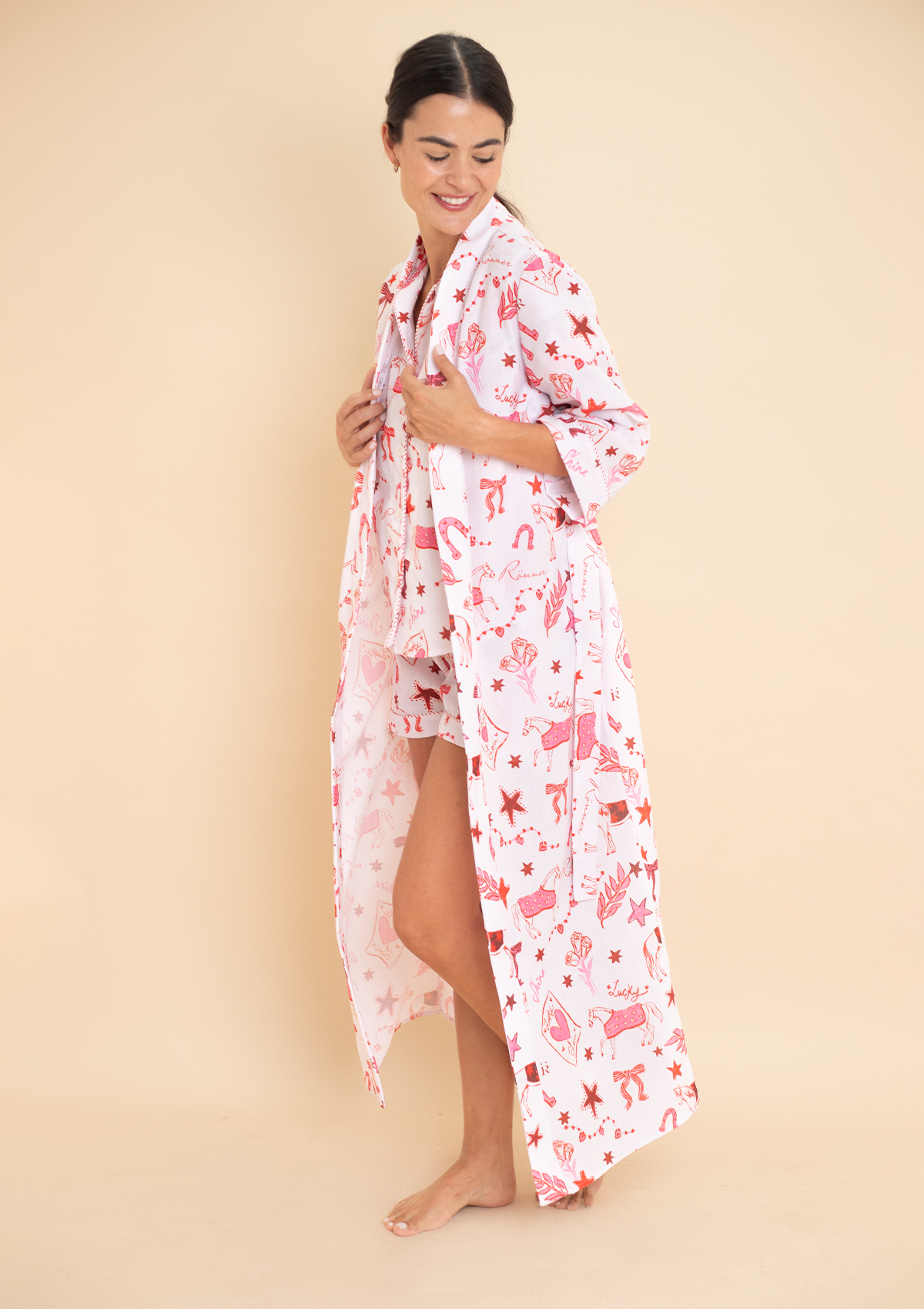 Riding The Stars Robe | White