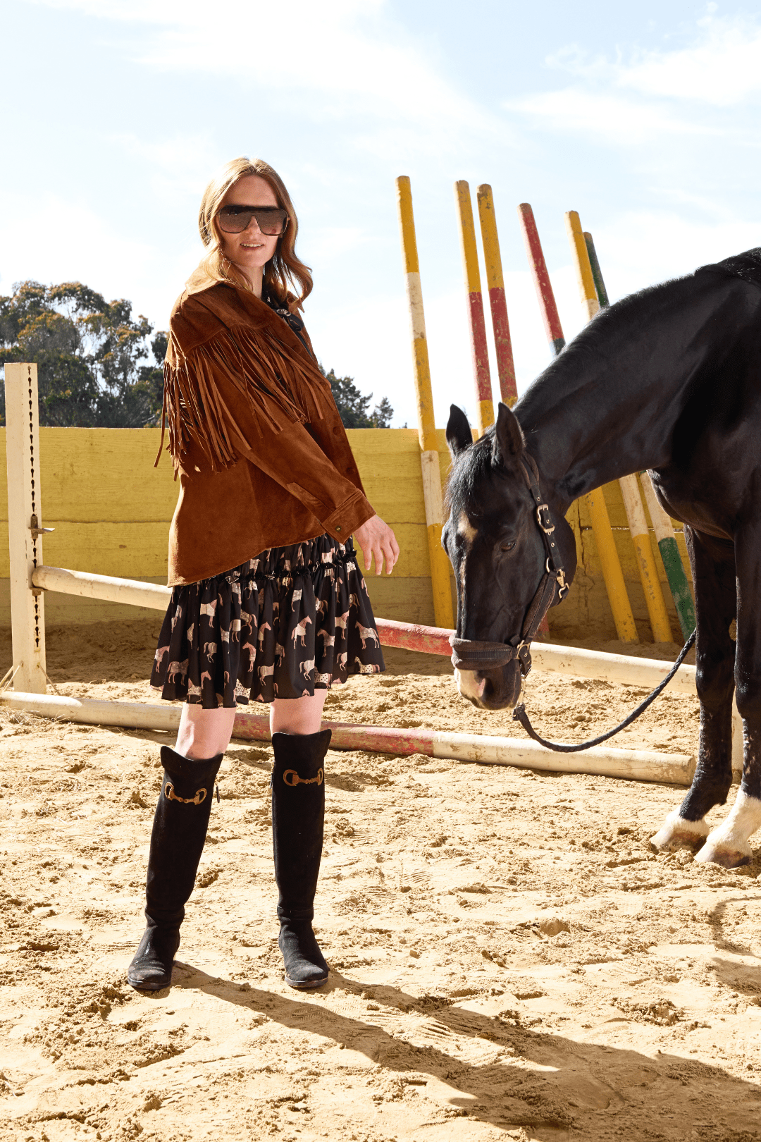 Rodeo Fringed Suede Jacket - RönnerCognac