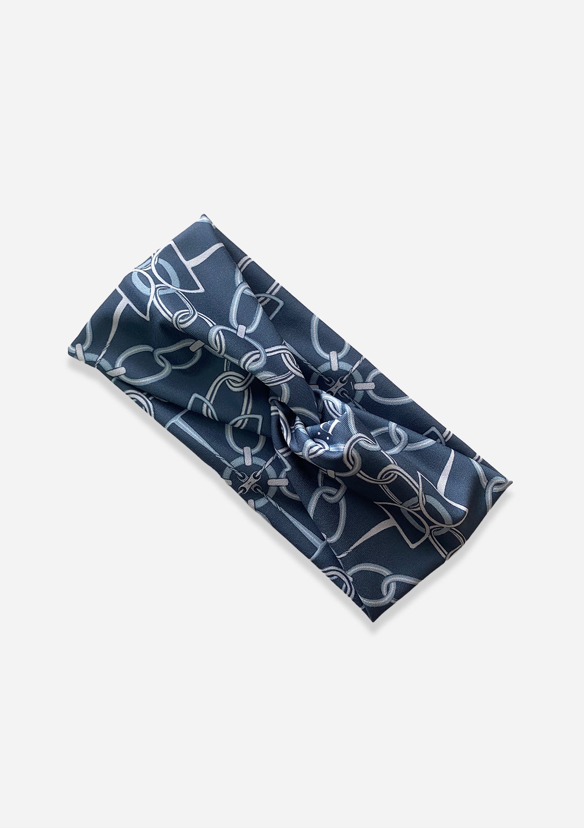 Rönner Headband | Chainlink Print | Navy - Rönner