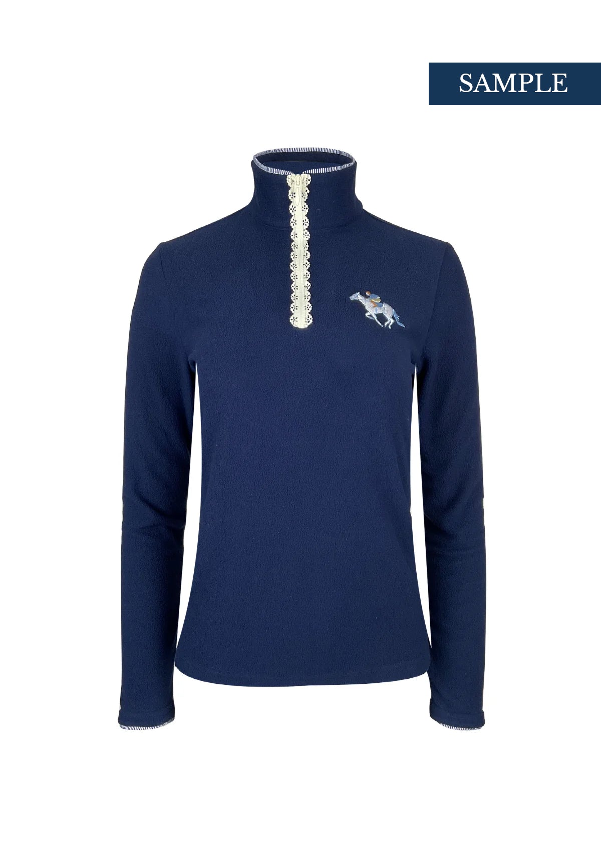 Salvino Quarter-Zip Fleece | Navy