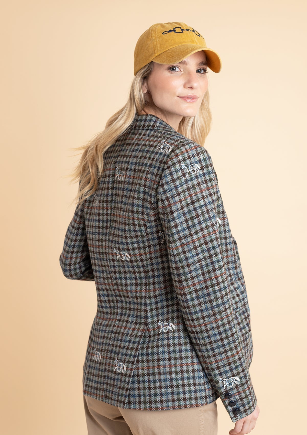 Scarlet Blazer | Embroidered Italian Wool | Limited Edition | Grey - RönnerJacketsXS