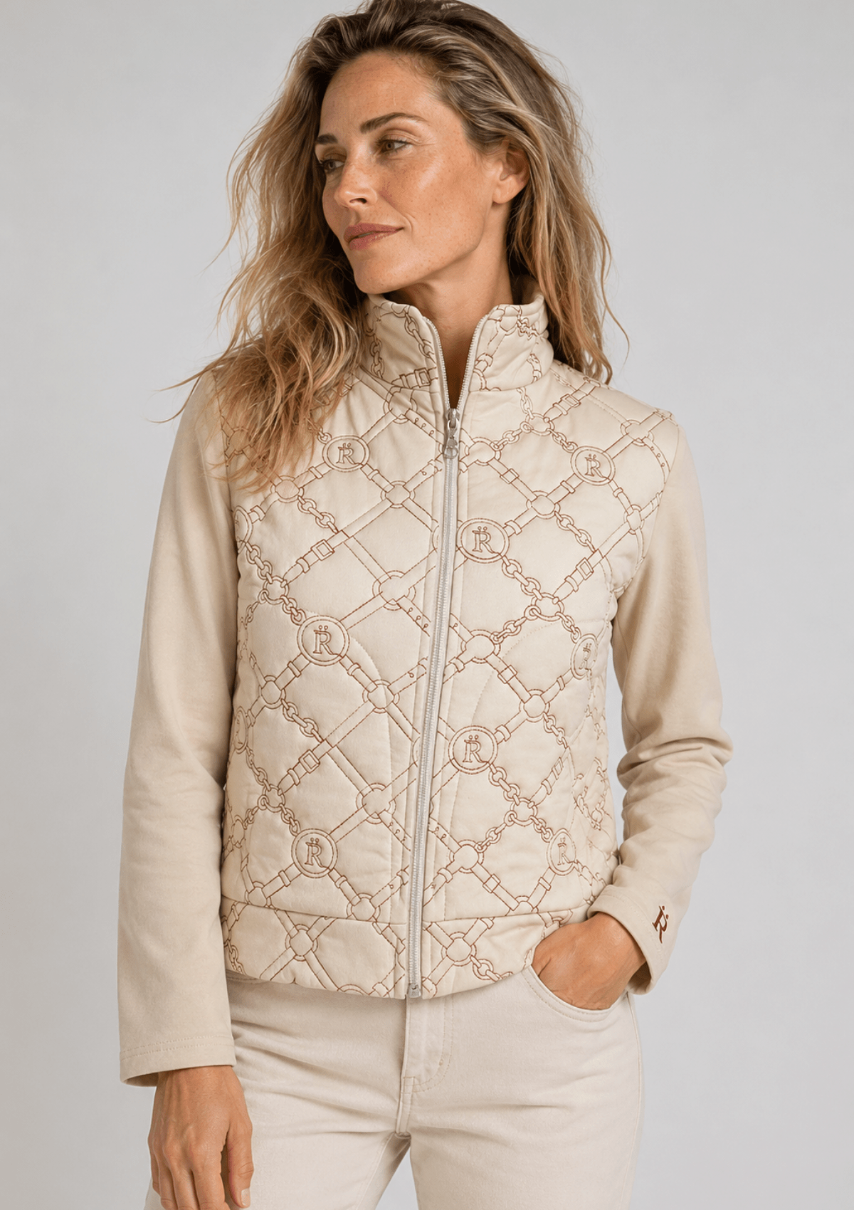 The Beltina Embroidered Sport Jacket - RönnerXS