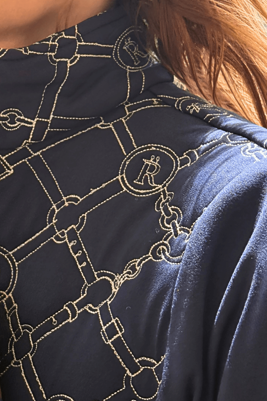 The Beltina Embroidered Sport Jacket - RönnerNavy