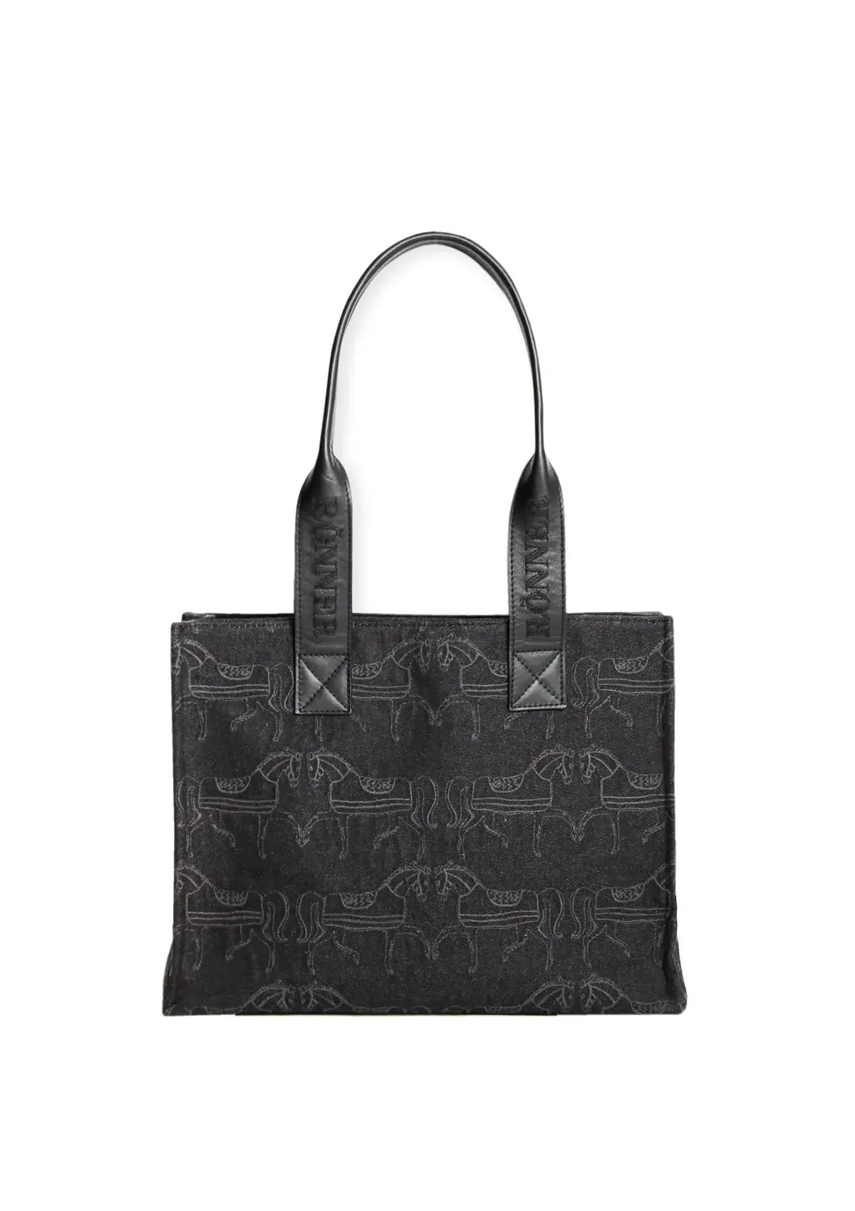 The Clarion Tote - RönnerBlack and Gold