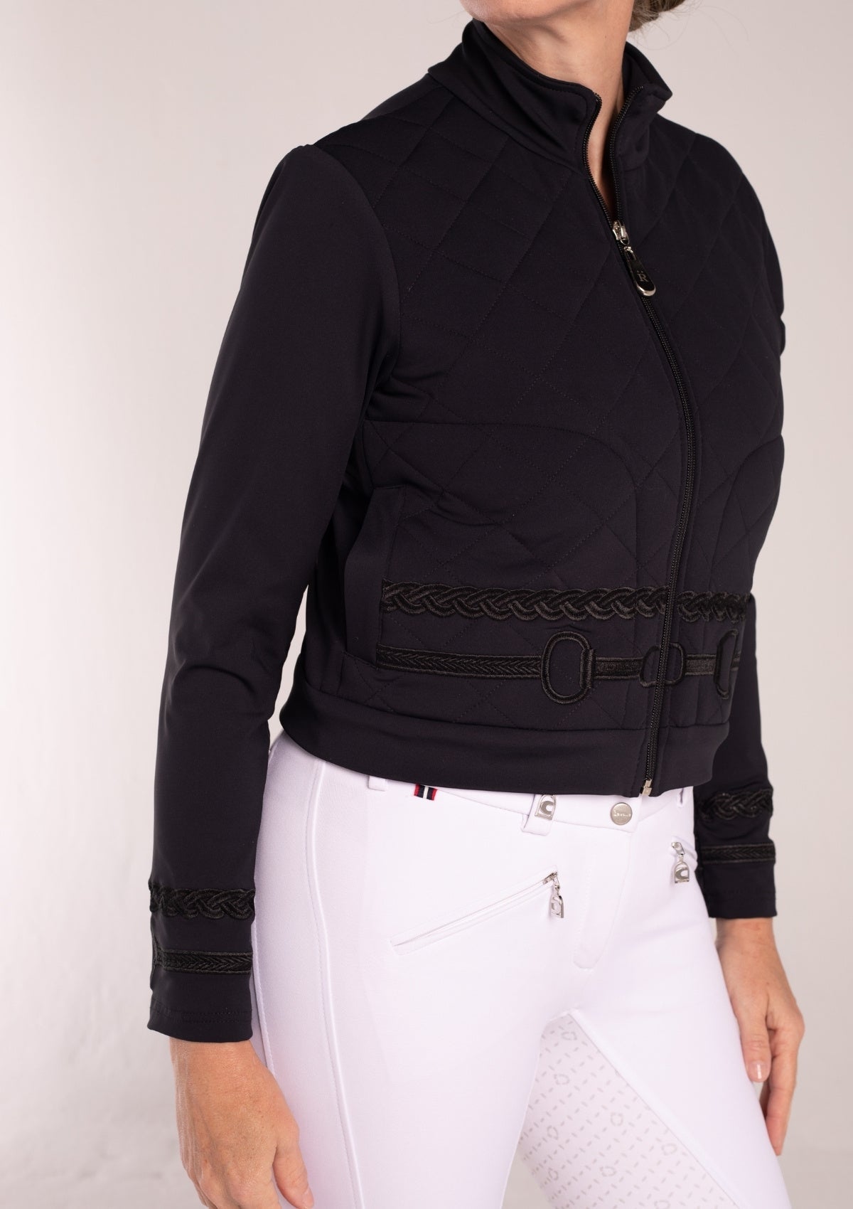 The Ember Cropped Jacket - Black - RönnerXS