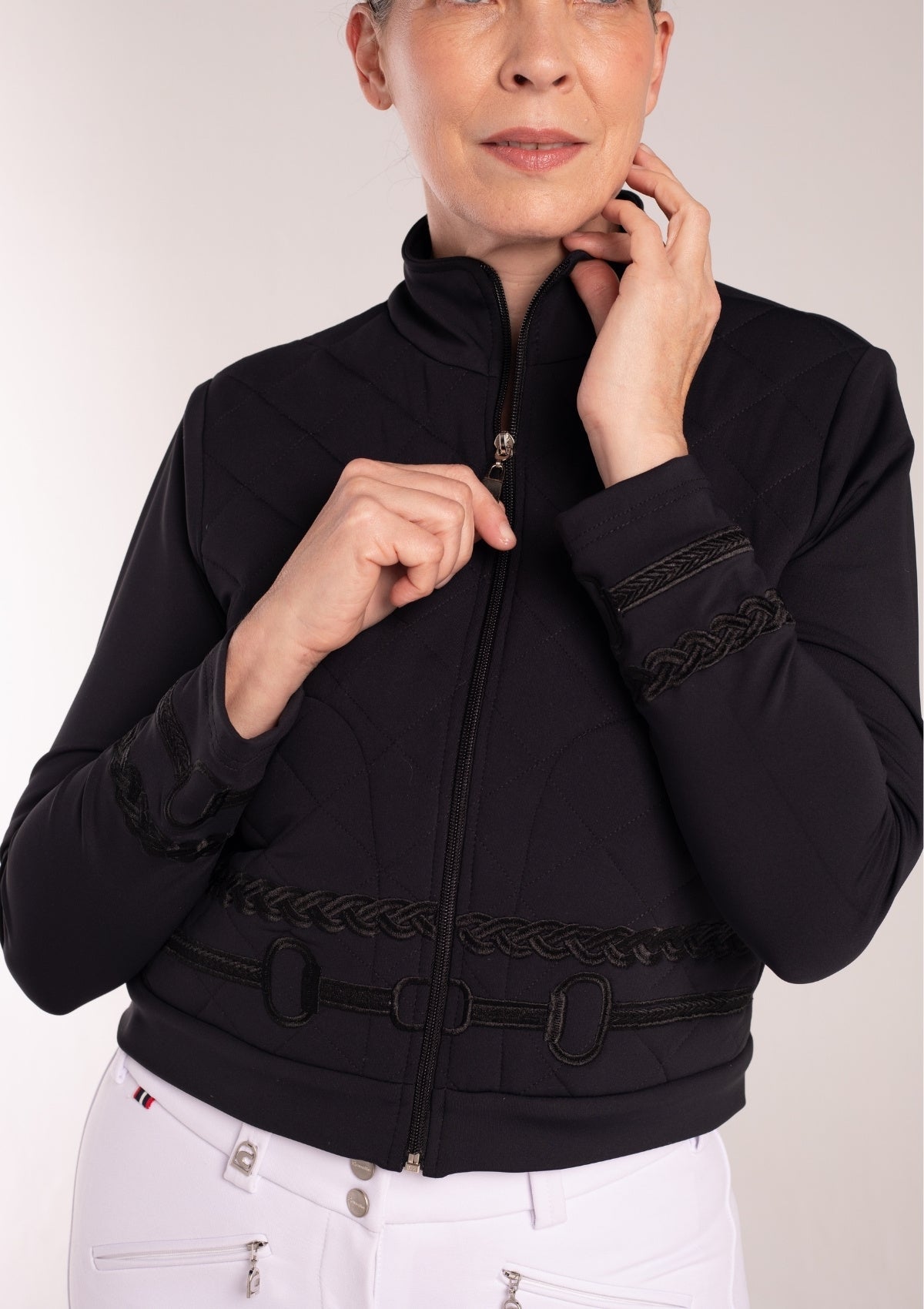 The Ember Cropped Jacket - Black - RönnerXS