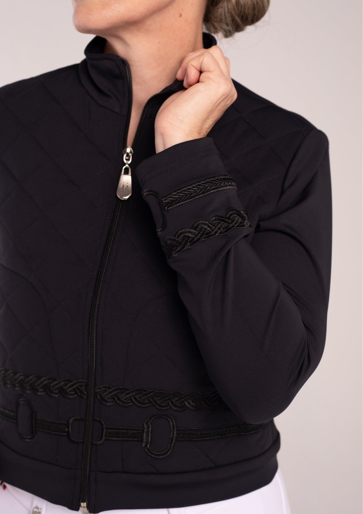 The Ember Cropped Jacket - Black - RönnerXS