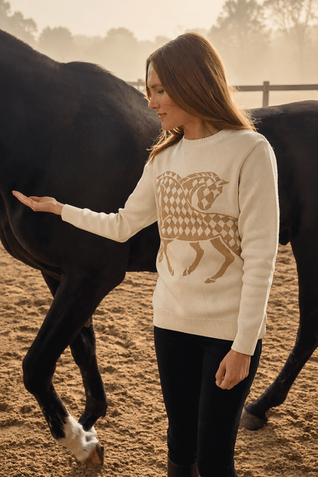 The Harlequin Horses Sweater - RönnerS