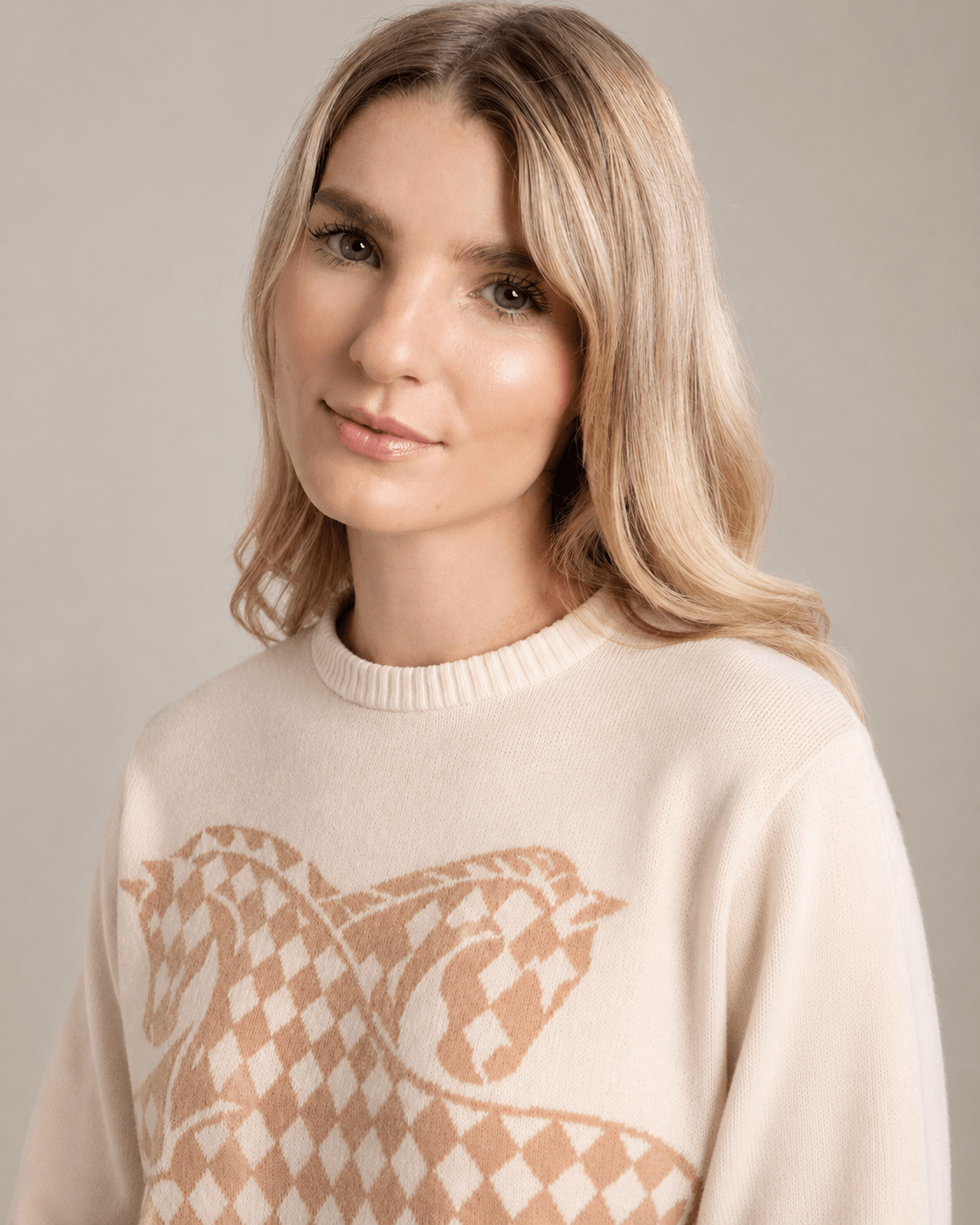 The Harlequin Horses Sweater - RönnerXS