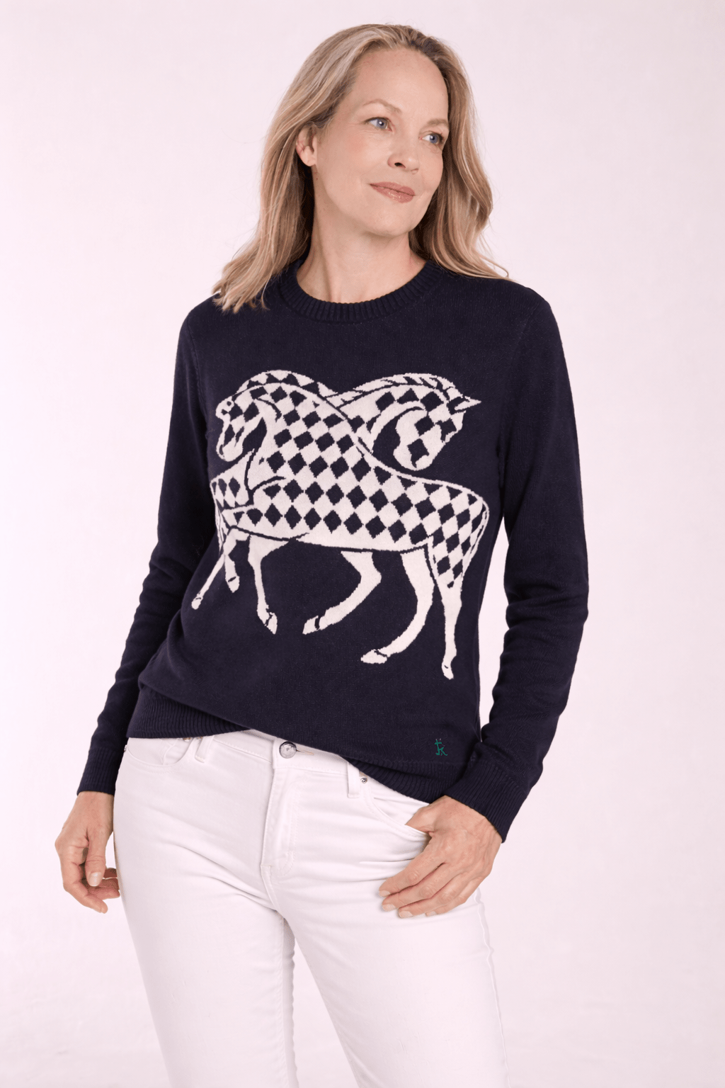 The Harlequin Horses Sweater - RönnerXS