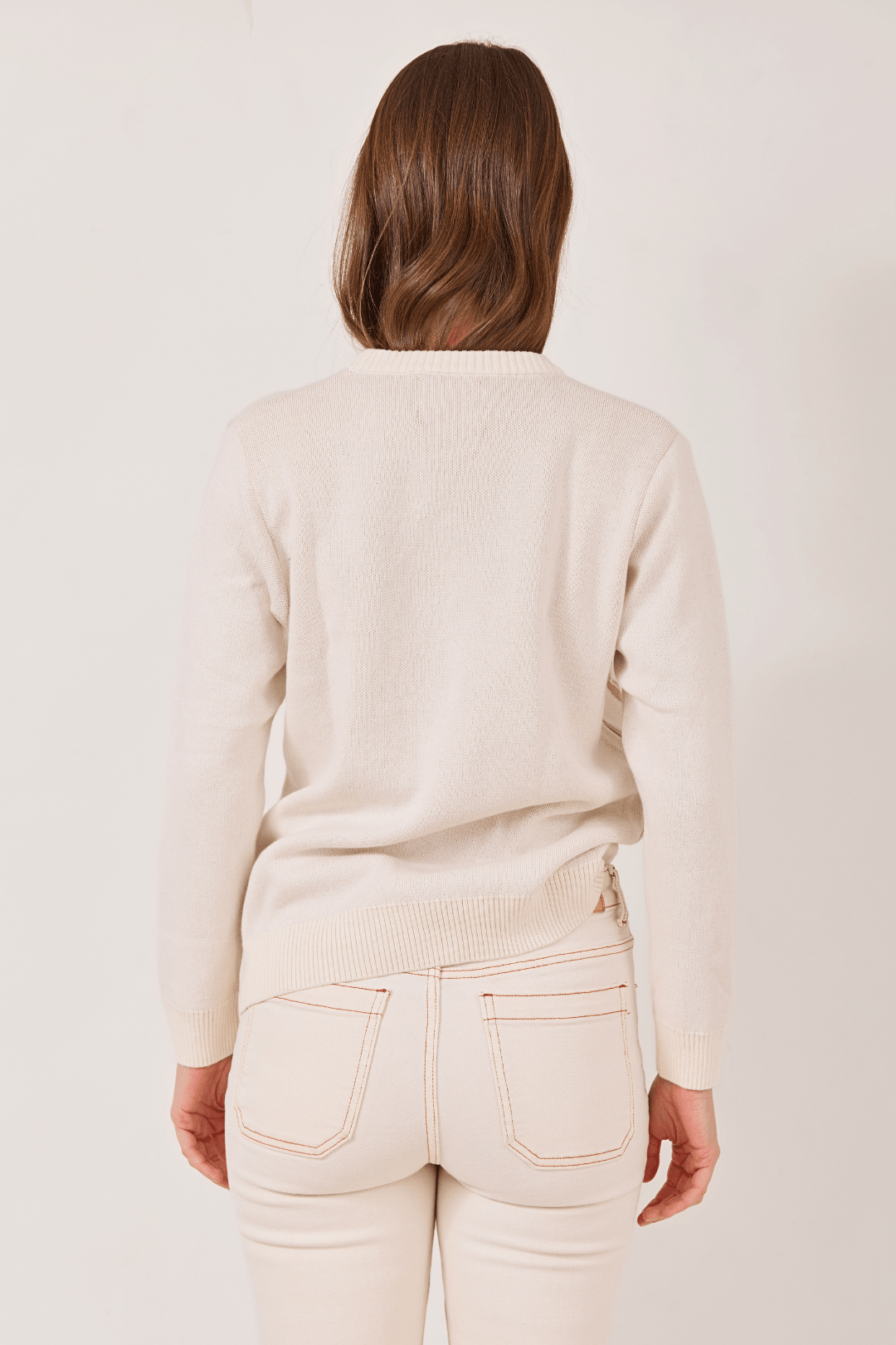 The Harlequin Horses Sweater - RönnerCream