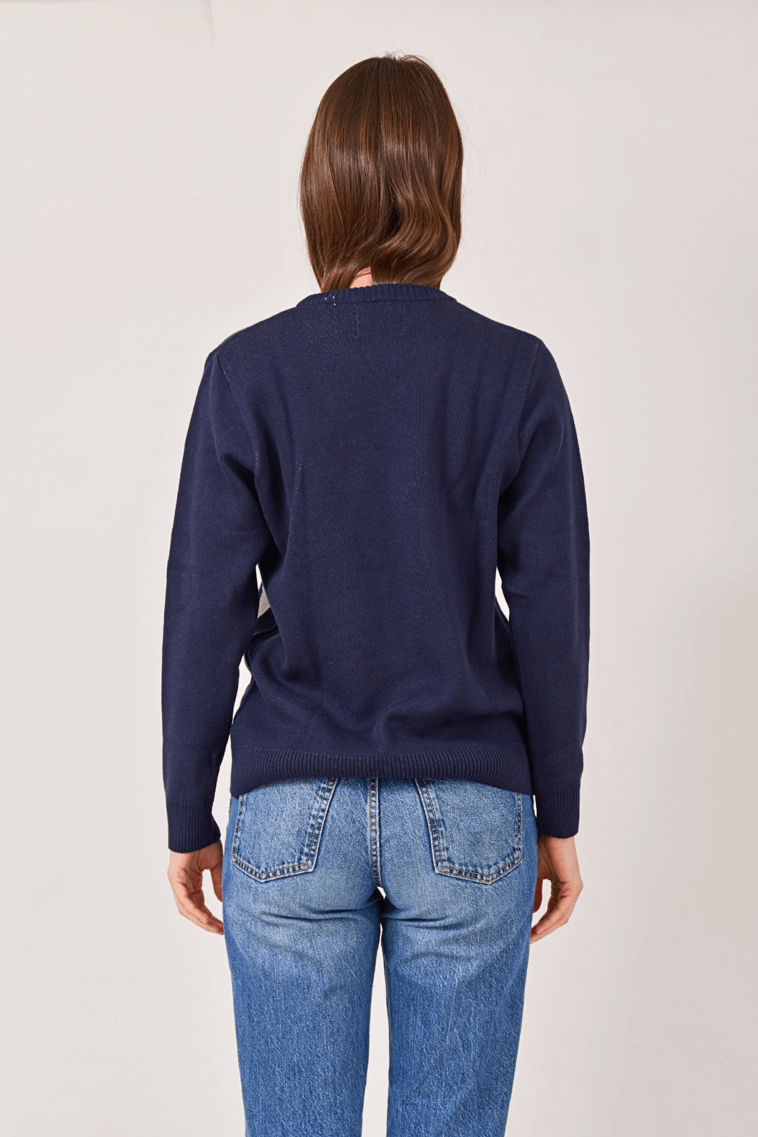 The Harlequin Horses Sweater - RönnerNavy
