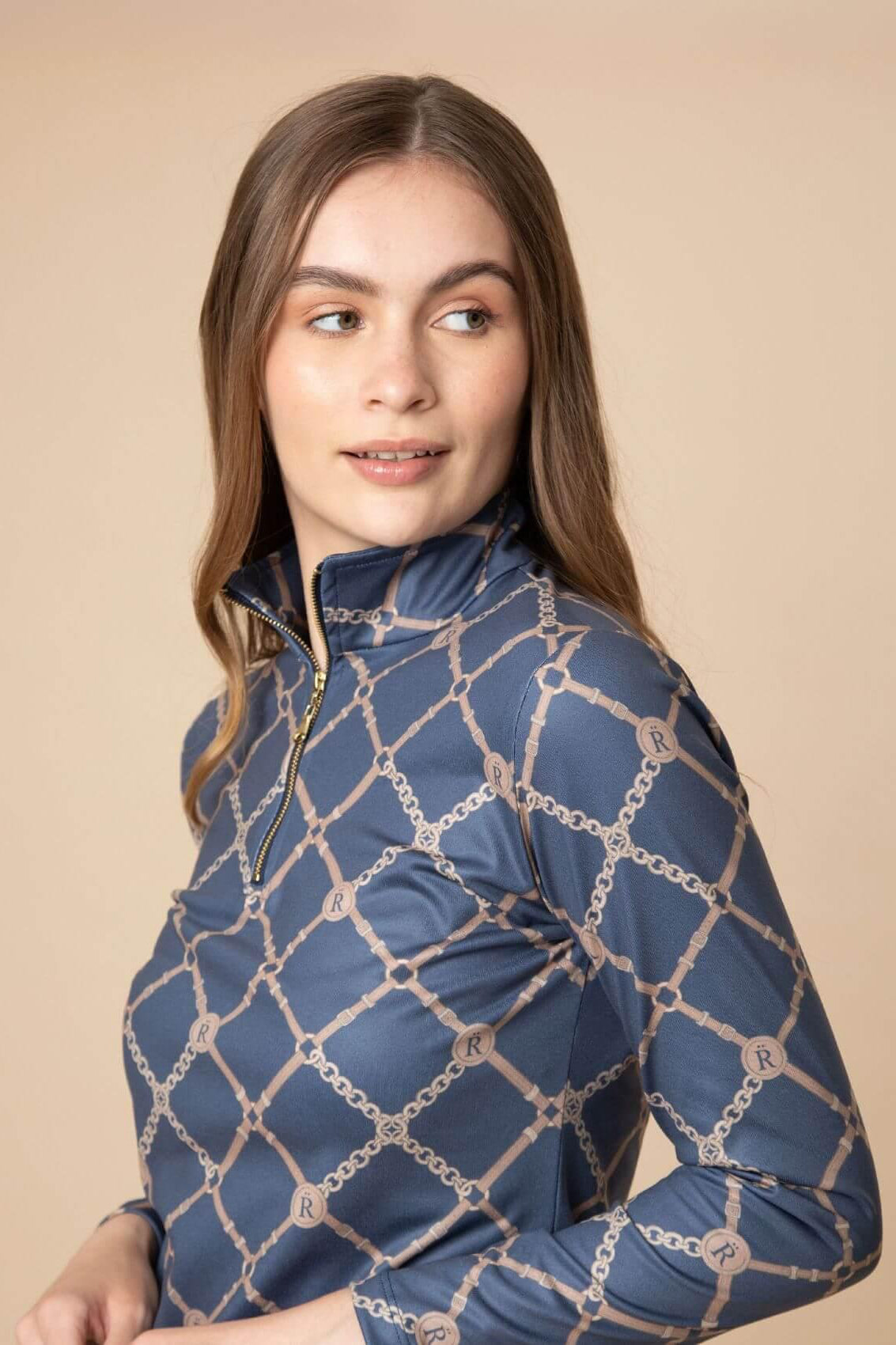 Vail Q - Zip | Long Sleeve | Beltina Print - RönnerXS