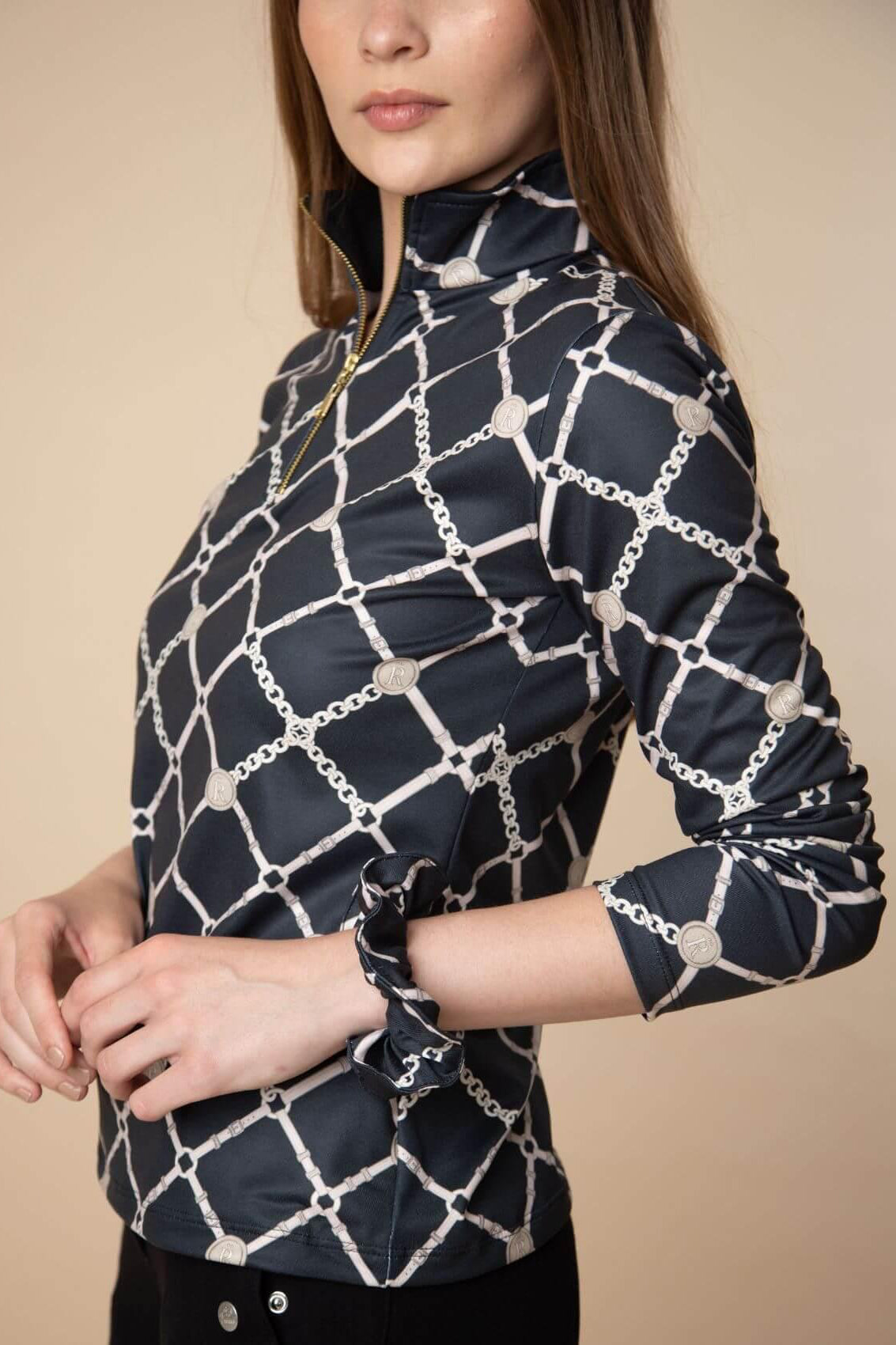 Vail Q - Zip | Long Sleeve | Beltina Print - RönnerXS