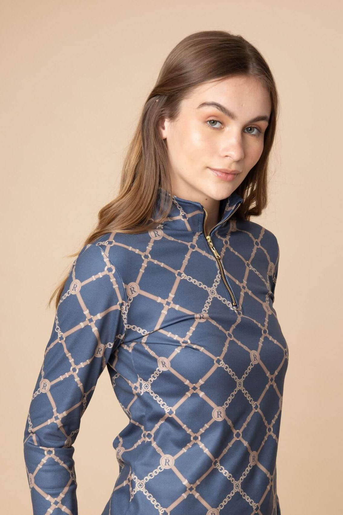Vail Q - Zip | Long Sleeve | Beltina Print - RönnerXS