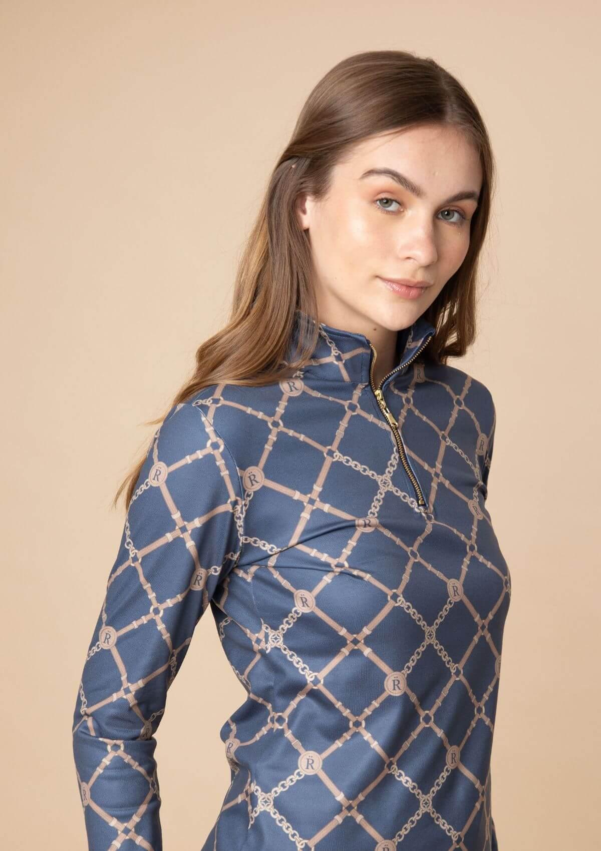 Vail Q - Zip | Long Sleeve | Beltina Print - RönnerXS