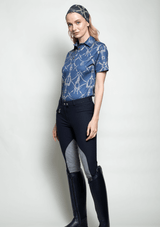 Noelia Classic Polo-Shirt | Short Sleeve | Morsetti Navy | High-tech
