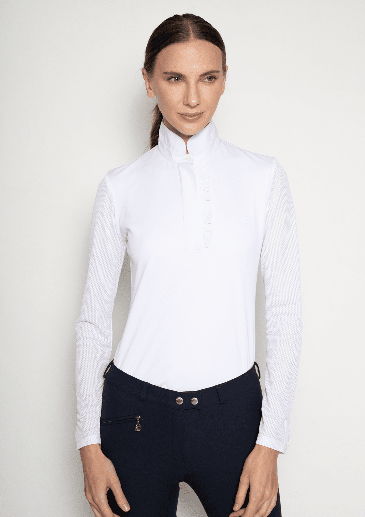 Grace Show Shirt | White - RönnerShow ShirtsXS